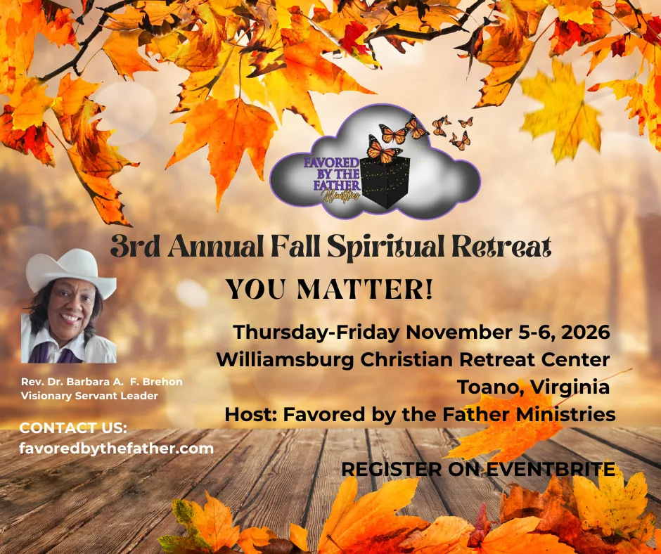 3rd Annual Fall Spiritual Retreat 2026 flyer